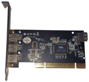 Kontroler USB VIA VT6212L 4x USB na PCI
